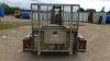 IFOR WILLIAMS GX84 2.6t twin axle plant trailer (s/n 731466) - 4