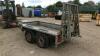 IFOR WILLIAMS GX84 2.6t twin axle plant trailer (s/n 731466) - 5