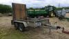 INDESPENSION CHALLENGER 3.5t twin axle plant trailer (9549)