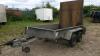 INDESPENSION CHALLENGER 3.5t twin axle plant trailer (s/n G351052G060538) - 6