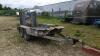 IFOR WILLIAMS GH84 twin axle plant trailer (s/n 0666288)