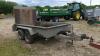 TAYLORS 3.5t twin axle plant trailer (s/n -H422)