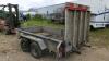 TAYLORS 3.5t twin axle plant trailer (9537) - 4