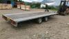 16.5ft BRIAN JAMES 3.5t twin axle cargo flat bed trailer c/w aluminium ramps (s/n SJBTFB9BPAD11754) - 2