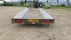 16.5ft BRIAN JAMES 3.5t twin axle cargo flat bed trailer c/w aluminium ramps (s/n SJBTFB9BPAD11754) - 3