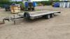 16.5ft BRIAN JAMES 3.5t twin axle cargo flat bed trailer c/w aluminium ramps (s/n SJBTFB9BPAD11754) - 6