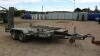 BRIAN JAMES 3.5t twin axle plant trailer (s/n GD010256)