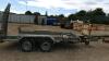 BRIAN JAMES 3.5t twin axle plant trailer (s/n GD010256) - 2