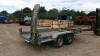 BRIAN JAMES 3.5t twin axle plant trailer (s/n GD010256) - 3