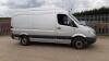 2014 MERCEDES-BENZ SPRINTER 313 cdi van (WM14 FVN) (Silver) (MoT 9th January 2023) (V5 & MoT in office) (All hour and odometer readings are unverified and unwarranted)