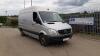 2014 MERCEDES-BENZ SPRINTER 313 cdi van (WM14 FVN) (Silver) (MoT 9th January 2023) (V5 & MoT in office) (All hour and odometer readings are unverified and unwarranted) - 2