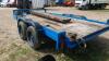 Twin axle plant trailer with ramps (blue) - 5