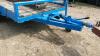 Twin axle plant trailer with ramps (blue) - 10