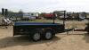 Twin axle car trailer (black) - 3