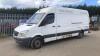 2009 MERCEDES SPRINTER 311 cdi lwb panel van (PK09 OXV) (White) (V5 in office) (All hour and odometer readings are unverified and unwarranted)