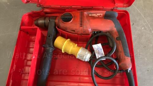 HILTI UD30 110v drill c/w case