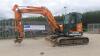 2012 DOOSAN DX80R rubber tracked excavator S/n: 50630 with blade, piped & Q/hitch (All hour and odometer readings are unverified and unwarranted) - 2