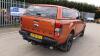 2015 FORD RANGER WILDTRAK 4x4 tdci 3.2l pick-up c/w full WILDTRAK spec, reversing camera, heated seats, bluetooth, stereo & phone system, hard top cover, black alloys & spare wheel (YF65 VCJ) (MoT 7th December 2022) (Orange) (V5 in office) (All hour and o - 5