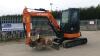 2018 HITACHI ZAXIS 33U rubber tracked excavator c/w 3 x buckets, blade, piped & Q/hitch(s/n HCMADB50A00037556) (All hour and odometer readings are unverified and unwarranted)