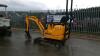 2008 JCB 8008 rubber tracked excavator S/n: 1240023 with bucket, blade, piped & expanding tracks (All hour and odometer readings are unverified and unwarranted) - 3