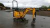 2008 JCB 8008 rubber tracked excavator S/n: 1240023 with bucket, blade, piped & expanding tracks (All hour and odometer readings are unverified and unwarranted) - 6