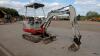 2009 TAKEUCHI TB016 rubber tracked excavator (s/n 11619174) with bucket, blade, piped & Q/Hitch (All hour and odometer readings are unverified and unwarranted) - 7