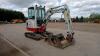 2018 TAKEUCHI TB225 rubber tracked excavator S/n: 122500475 with 3 buckets, blade, piped & expanding tracks (All hour and odometer readings are unverified and unwarranted) - 6