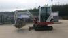 2018 TAKEUCHI TB225 rubber tracked excavator S/n: 12250088 with 3 buckets, blade, piped & expanding tracks (All hour and odometer readings are unverified and unwarranted) - 2