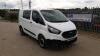 2019 FORD TRANSIT CUSTOM 300 combi 6 seater van (YT69 UAG) (White) (MoT 8th September 2022) (V5 & spare key in office) (All hour and odometer readings are unverified and unwarranted)