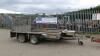 IFOR WILLIAMS GX106 3.5t twin axle plant trailer S/n: J0752091 - 2