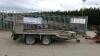 IFOR WILLIAMS GX106 3.5t twin axle plant trailer S/n: J0752091 - 3