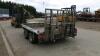 IFOR WILLIAMS GX106 3.5t twin axle plant trailer S/n: J0752091 - 7