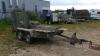 IFOR WILLIAMS 2.7t twin axle plant trailer (3132875)