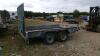 INDESPENSION 3.5t twin axle plant trailer - 3