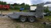 INDESPENSION 3.5t twin axle plant trailer - 5