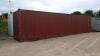 40ft high cube shipping container