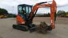 2018 HITACHI ZAXIS 33U rubber tracked excavator c/w 3 x buckets, blade, piped & Q/hitch(s/n HCMADB50A00037556) (All hour and odometer readings are unverified and unwarranted) - 7