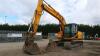 2006 JCB JS130 steel tracked excavator S/n: E1179609 with 2 buckets, piped & Q/hitch (NO VAT) (All hour and odometer readings are unverified and unwarranted)