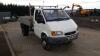 1996 FORD TRANSIT COUNTY 4x4 tipper (P881 YWN) (White) (MoT 6th July 2022) (No Vat!) (V5, Old MoT & various history/booklet in office) (All hour and odometer readings are unverified and unwarranted) - 4