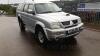 2007 MITSUBISHI L200 TROJAN full leather double cab pick-up (YS56 NRX) (Silver) (MoT 17th November 2022) (V5 in office) (All hour and odometer readings are unverified and unwarranted)