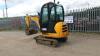 2015 JCB 801.8 rubber tracked excavator S/n: P02334857 with 3 buckets, blade, piped, cab, expanding tracks & Q/hitch (All hour and odometer readings are unverified and unwarranted) - 3