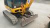 2015 JCB 801.8 rubber tracked excavator S/n: P02334857 with 3 buckets, blade, piped, cab, expanding tracks & Q/hitch (All hour and odometer readings are unverified and unwarranted) - 9