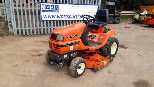 2010 KUBOTA G2160 diesel ride on mower c/w 48'' deck (s/n UK12956)