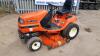 2010 KUBOTA G2160 diesel ride on mower c/w 48'' deck (s/n UK12956) - 11