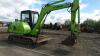 HYUNDAI 60.7 steel tracked excavator S/n: 9H6C51159 with bucket, blade & piped (All hour and odometer readings are unverified and unwarranted) - 8