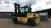 2004 HYSTER H9.00XM 9t forklift truck (s/n E007E01774B) with fork positioner (LIFT FAULT!) (All hour and odometer readings are unverified and unwarranted) - 3