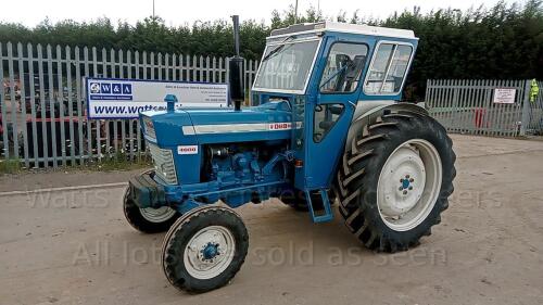 FORD MAJOR 4000 2wd tractor, front weights, Duncan cab & 3 point linkage (PUA 396D) (All hour and odometer readings are unverified and unwarranted)