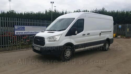 2017 FORD TRANSIT 350 van (RK67 AUM) (White) (MoT 5th October 2022) (V5 & box with various history in office) (All hour and odometer readings are unverified and unwarranted)