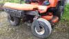 2004 KUBOTA GZD15 diesel zero turn mower c/w Glide Cut high tip collector (s/n 60155) (oil leak) - 8