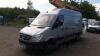 2008 MERCEDES SPRINTER c/w EUROTEL 36NF Versalift man lift (WX58 CPN) (Silver) (V5, maintenance booklet, spare key & other history in office) (All hour and odometer readings are unverified and unwarranted) - 3